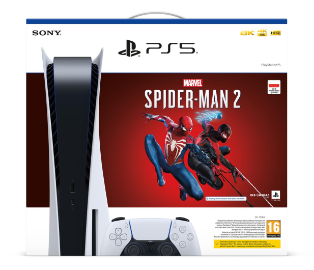 Sony PlayStation 5 + Spider-Man 2 - 1186737 - zdjęcie 5